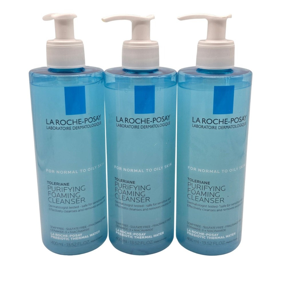 La Roche-Posay Toleriane Purifying Foaming Cleanser 13.52 oz 3-Pack